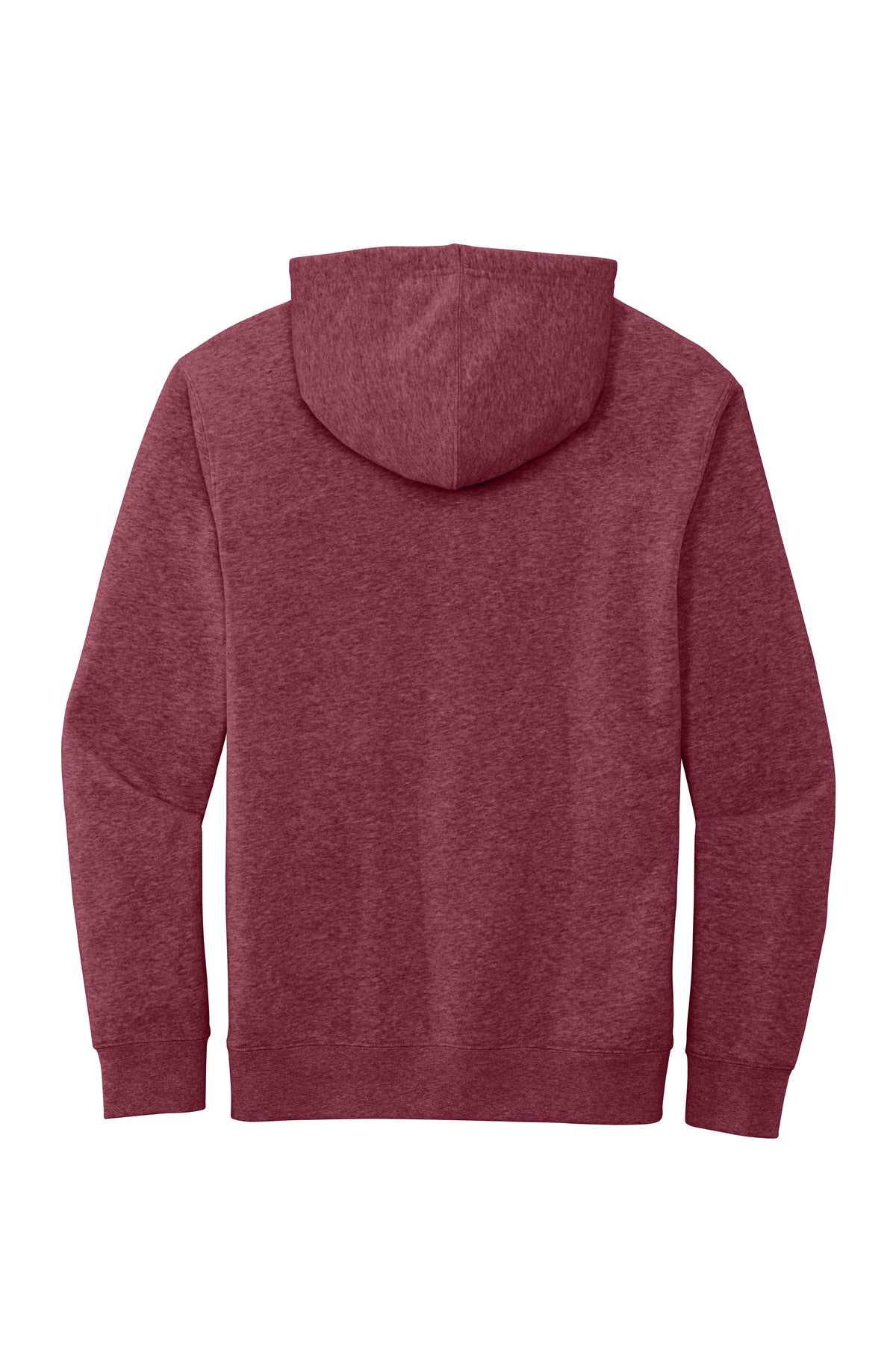 District VITFleece Hoodie DT6100 Heathered Cardinal