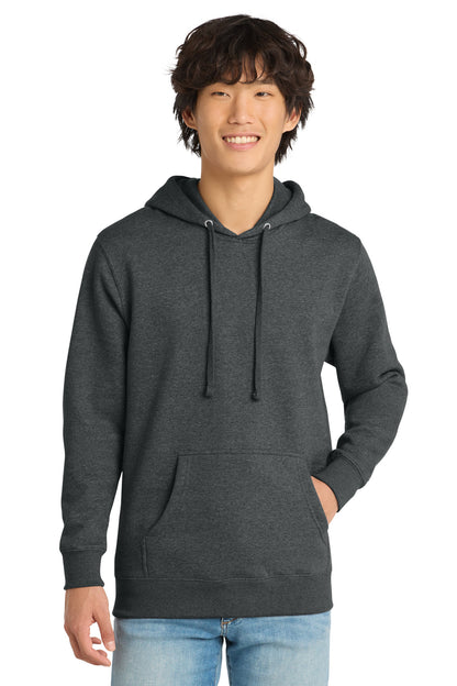 District VITFleece Hoodie DT6100 Heathered Charcoal