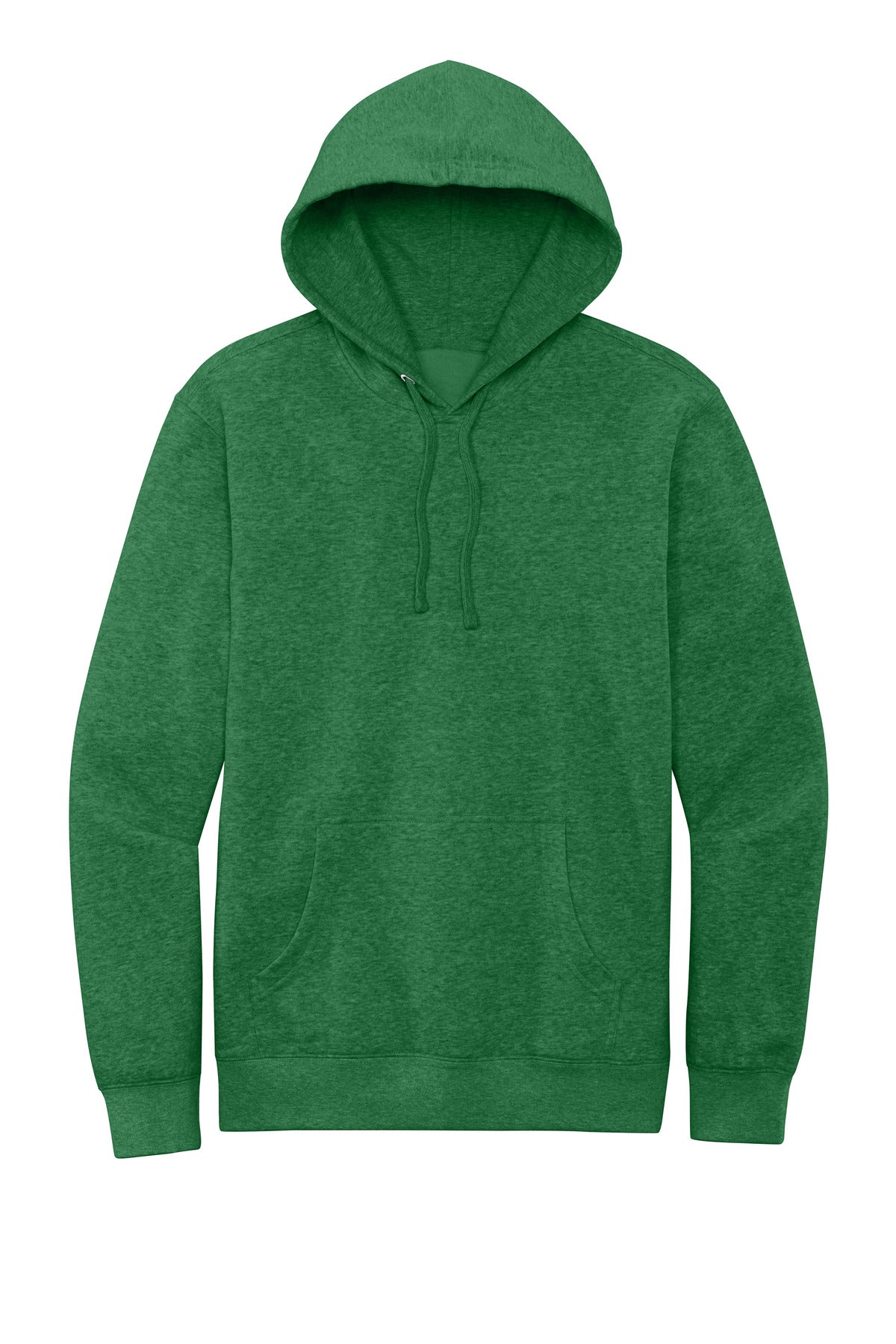 District VITFleece Hoodie DT6100 Heathered Kelly Green