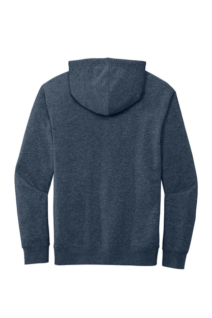 District VITFleece Hoodie DT6100 Heathered Navy