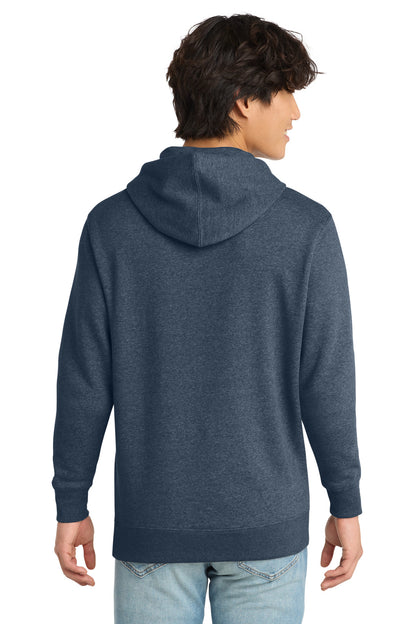 District VITFleece Hoodie DT6100 Heathered Navy