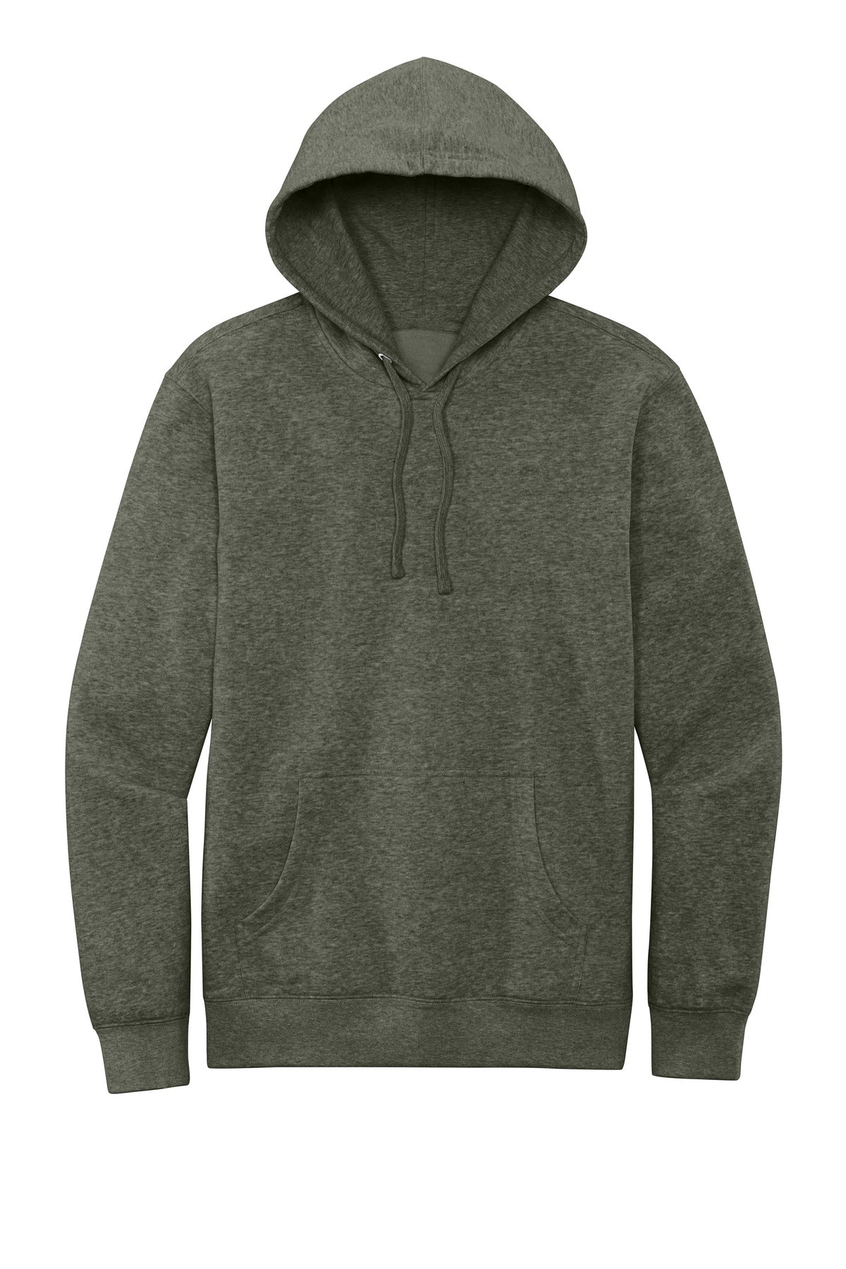 District VITFleece Hoodie DT6100 Heathered Olive