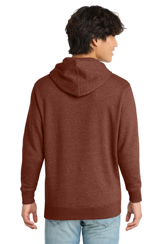 District VITFleece Hoodie DT6100 Heathered Russet