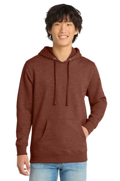 District VITFleece Hoodie DT6100 Heathered Russet