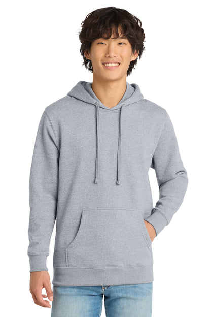 District VITFleece Hoodie DT6100 Light Heather Grey