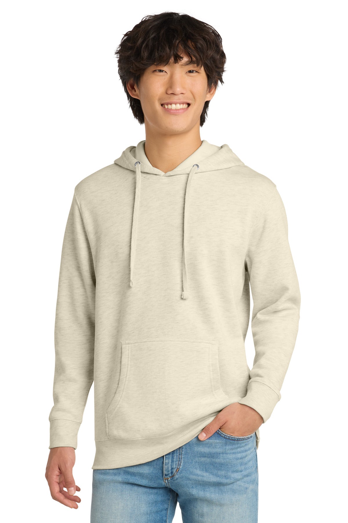 District VITFleece Hoodie DT6100 Oatmeal Heather