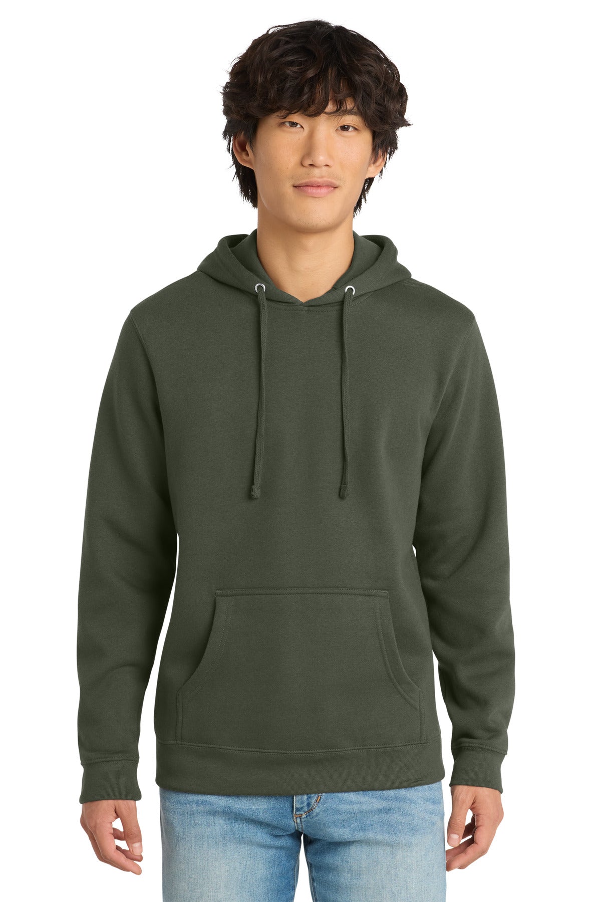 District VITFleece Hoodie DT6100 Olive