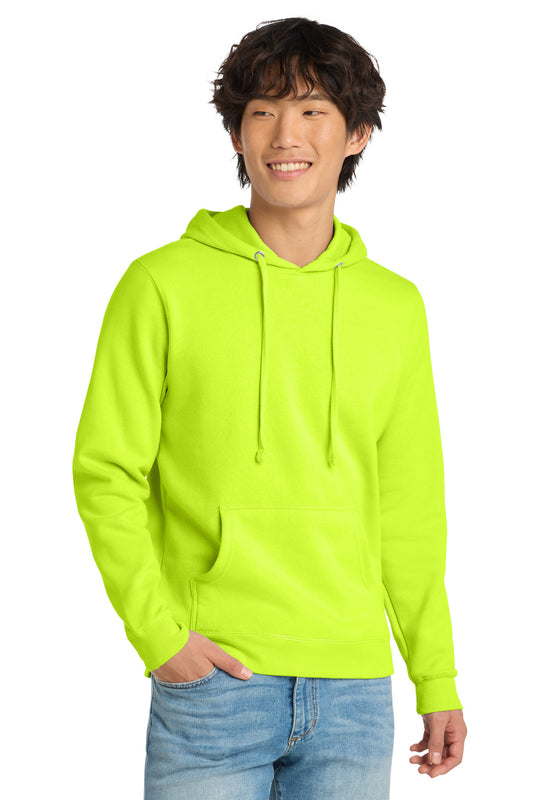 District VITFleece Hoodie DT6100 S. Green