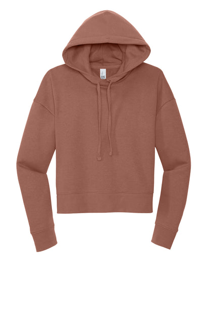 District Women's VIT Fleece Hoodie DT6101 Desert Rose