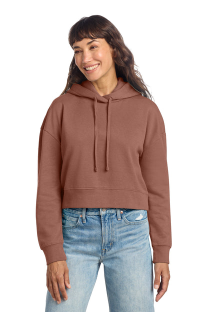 District Women's VIT Fleece Hoodie DT6101 Desert Rose
