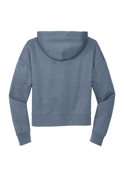 District Women's VIT Fleece Hoodie DT6101 Flint Blue Heather