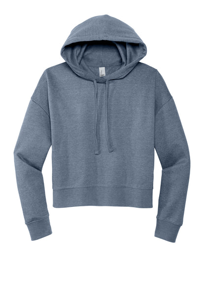 District Women's VIT Fleece Hoodie DT6101 Flint Blue Heather