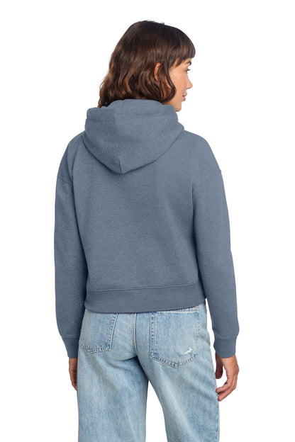 District Women's VIT Fleece Hoodie DT6101 Flint Blue Heather