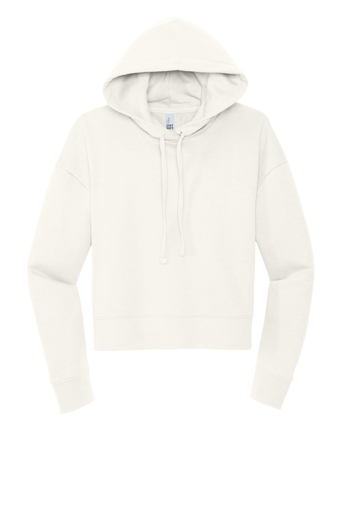 District Women's VIT Fleece Hoodie DT6101 Gardenia