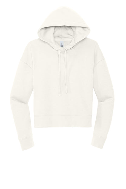District Women's VIT Fleece Hoodie DT6101 Gardenia