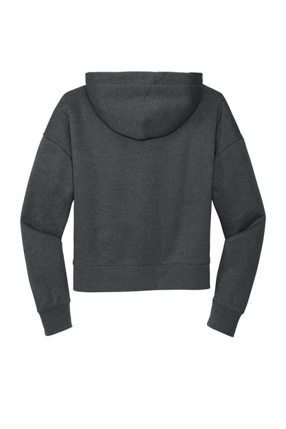 District Women's VIT Fleece Hoodie DT6101 Heathered Charcoal