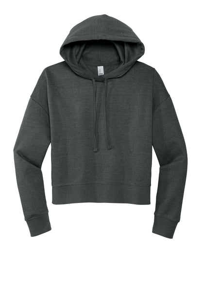 District Women's VIT Fleece Hoodie DT6101 Heathered Charcoal