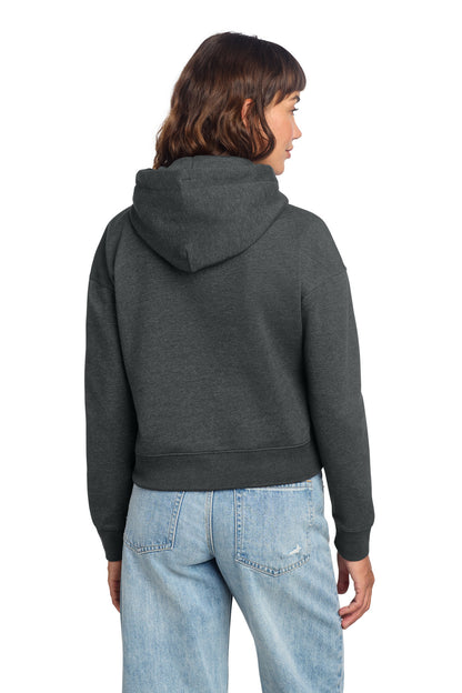 District Women's VIT Fleece Hoodie DT6101 Heathered Charcoal