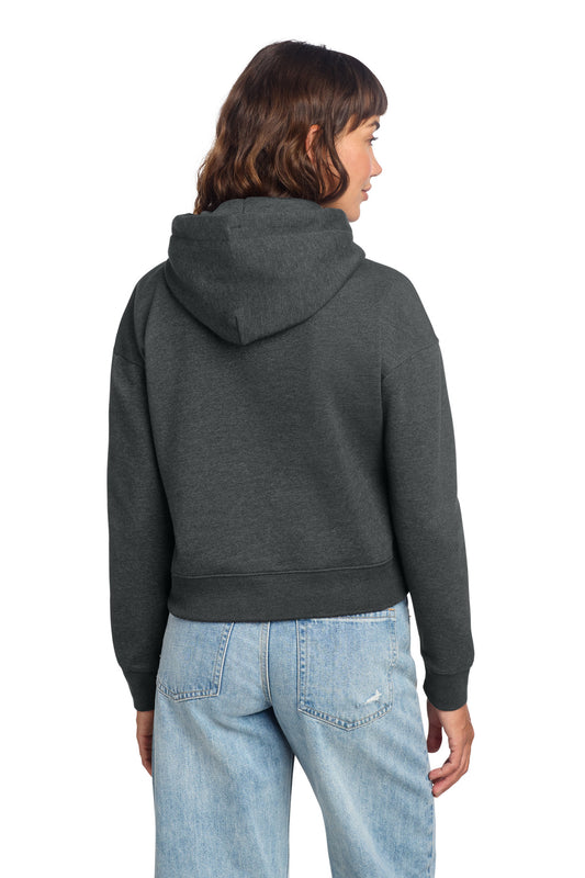 District Women's VIT Fleece Hoodie DT6101 Heathered Charcoal