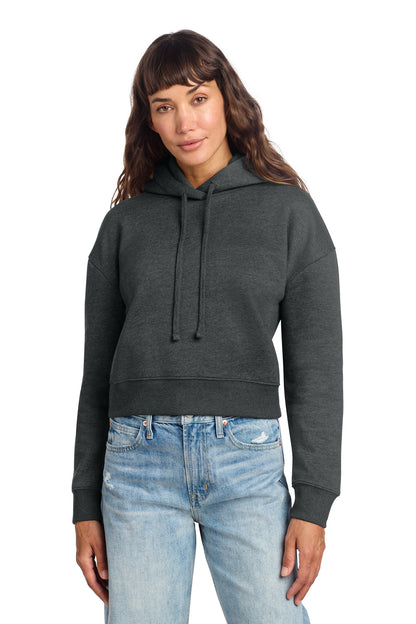 District Women's VIT Fleece Hoodie DT6101 Heathered Charcoal