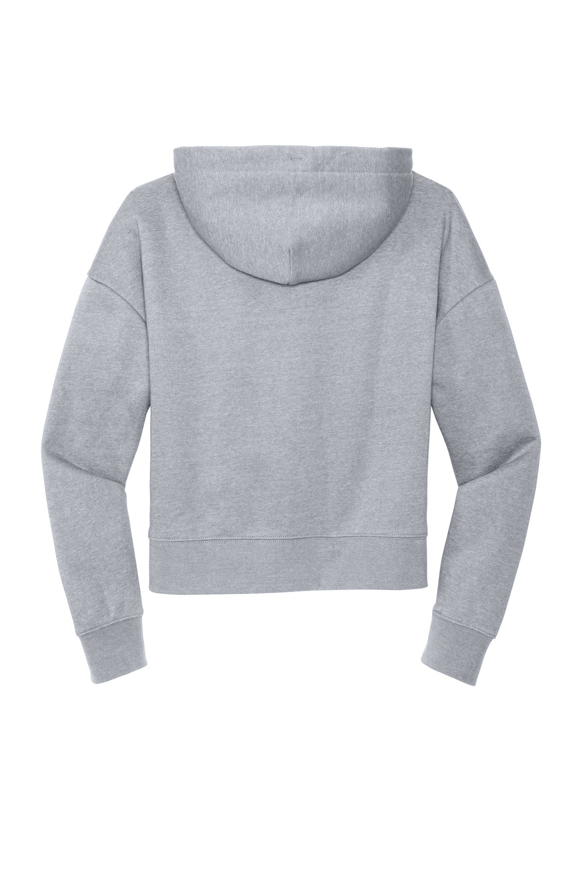 District Women's VIT Fleece Hoodie DT6101 Light Heather Grey