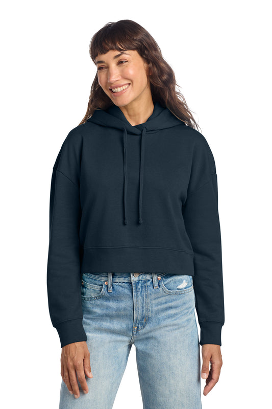 District Women's VIT Fleece Hoodie DT6101 New Navy