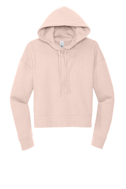 District Women's VIT Fleece Hoodie DT6101 Rosewater Pink