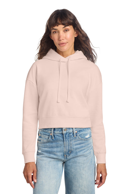 District Women's VIT Fleece Hoodie DT6101 Rosewater Pink