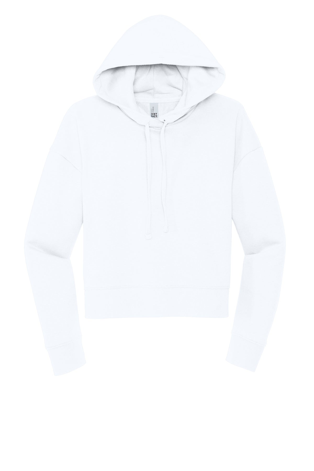 District Women's VIT Fleece Hoodie DT6101 White