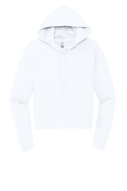 District Women's VIT Fleece Hoodie DT6101 White