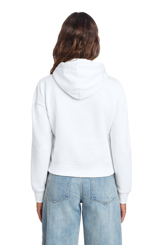 District Women's VIT Fleece Hoodie DT6101 White