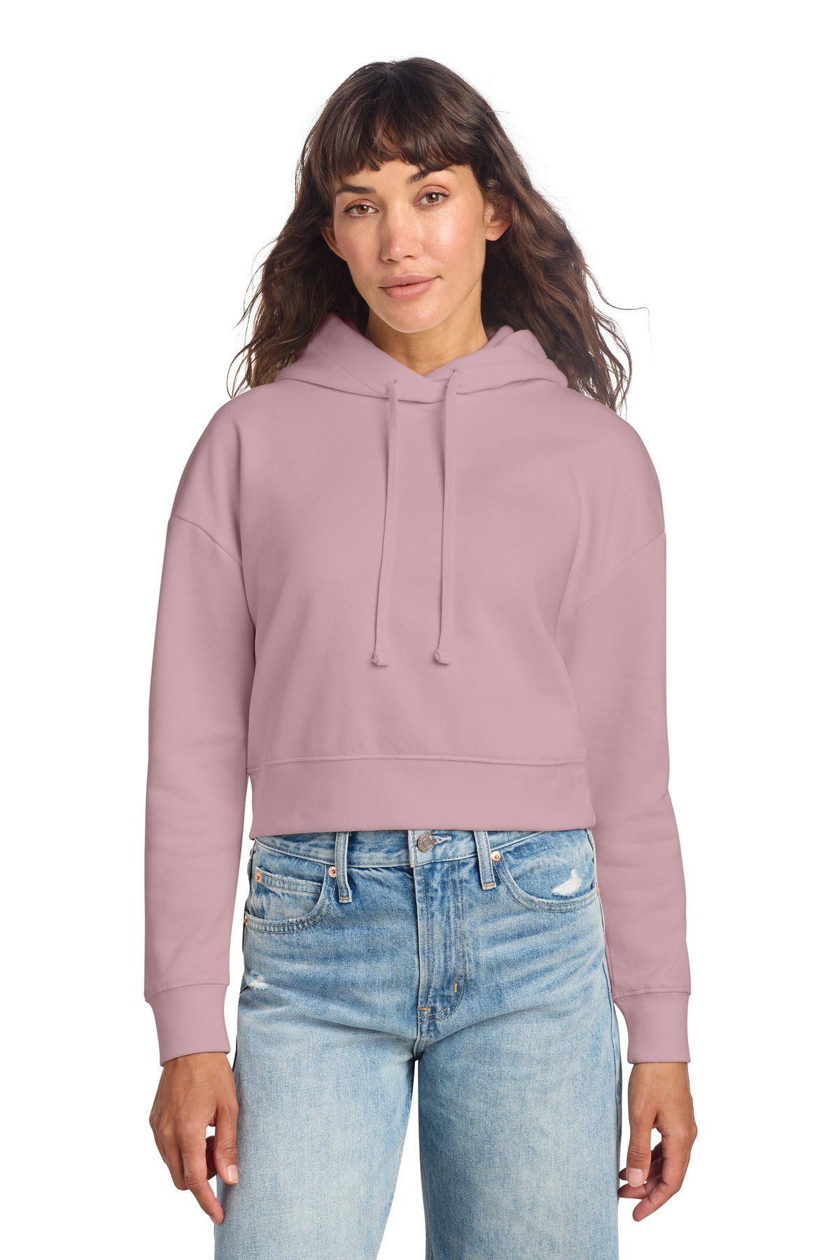 District Women's VIT Fleece Hoodie DT6101 Wisteria