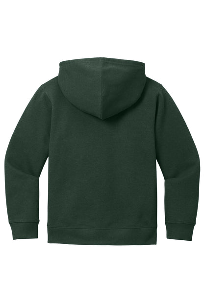 District Youth VIT Fleece Full-Zip Hoodie DT6102Y Forest Green