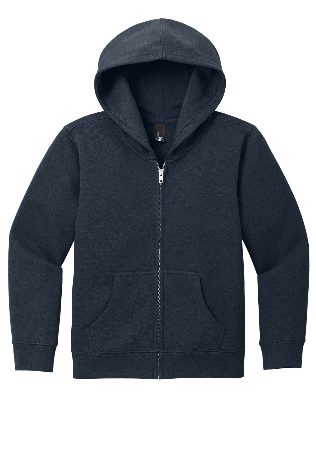 District Youth VIT Fleece Full-Zip Hoodie DT6102Y New Navy