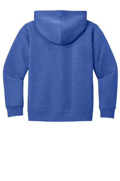 District Youth VIT Fleece Full-Zip Hoodie DT6102Y Royal Frost