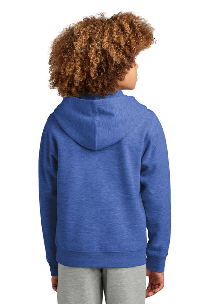 District Youth VIT Fleece Full-Zip Hoodie DT6102Y Royal Frost