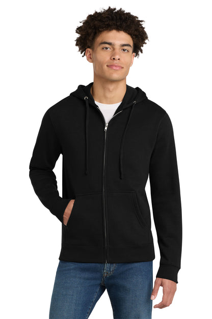 District VITFleece Full-Zip Hoodie DT6102 Black