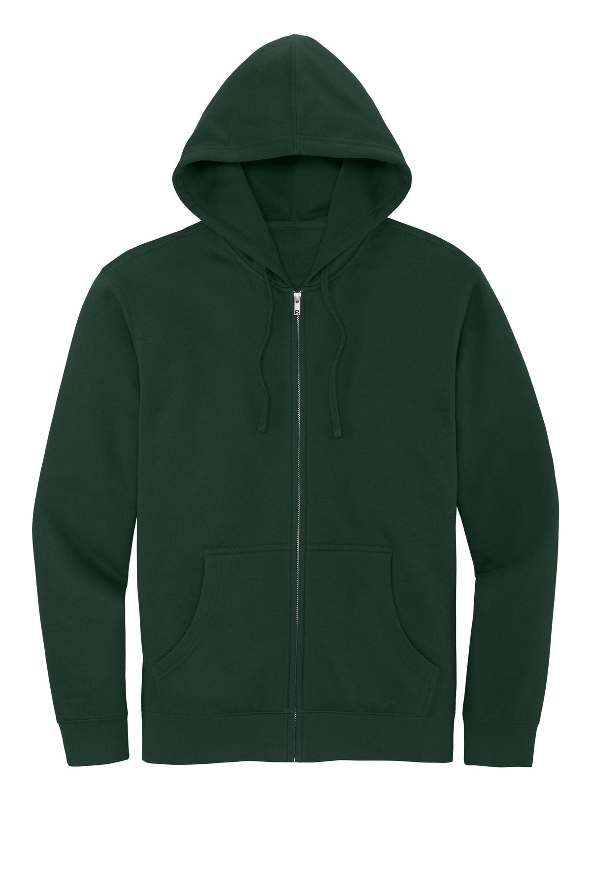 District VITFleece Full-Zip Hoodie DT6102 Forest Green