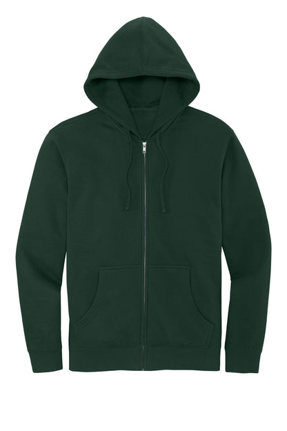District VITFleece Full-Zip Hoodie DT6102 Forest Green