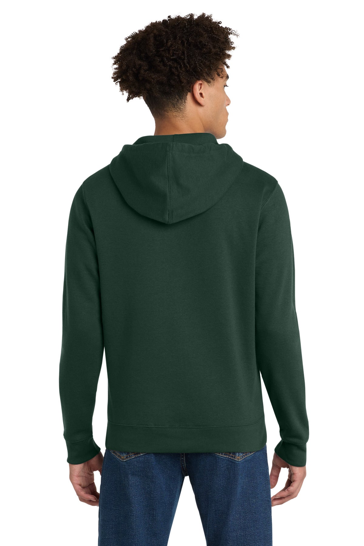 District VITFleece Full-Zip Hoodie DT6102 Forest Green