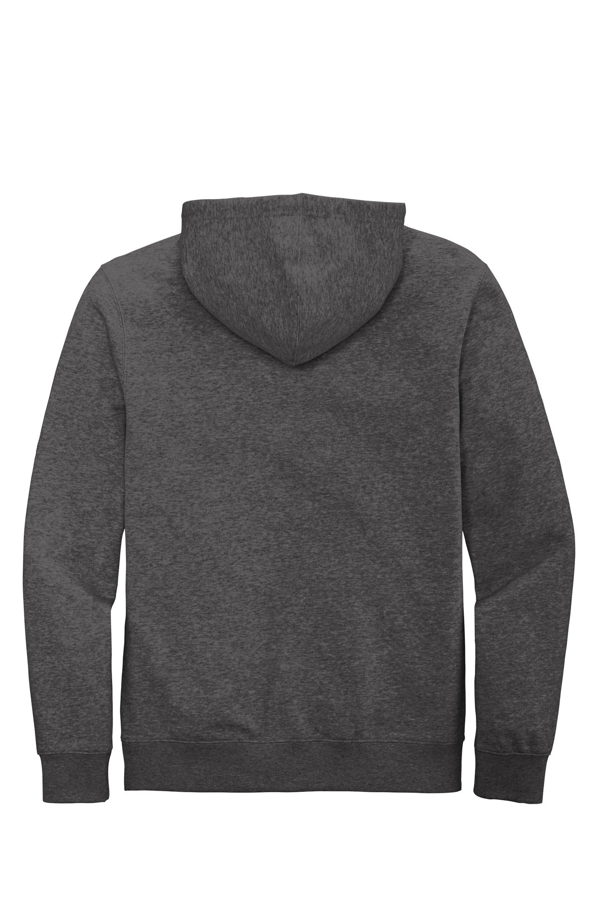 District VITFleece Full-Zip Hoodie DT6102 Heathered Charcoal