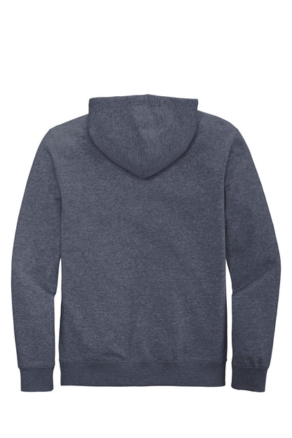 District VITFleece Full-Zip Hoodie DT6102 Heathered Navy