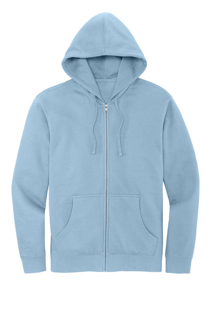 District VITFleece Full-Zip Hoodie DT6102 Ice Blue