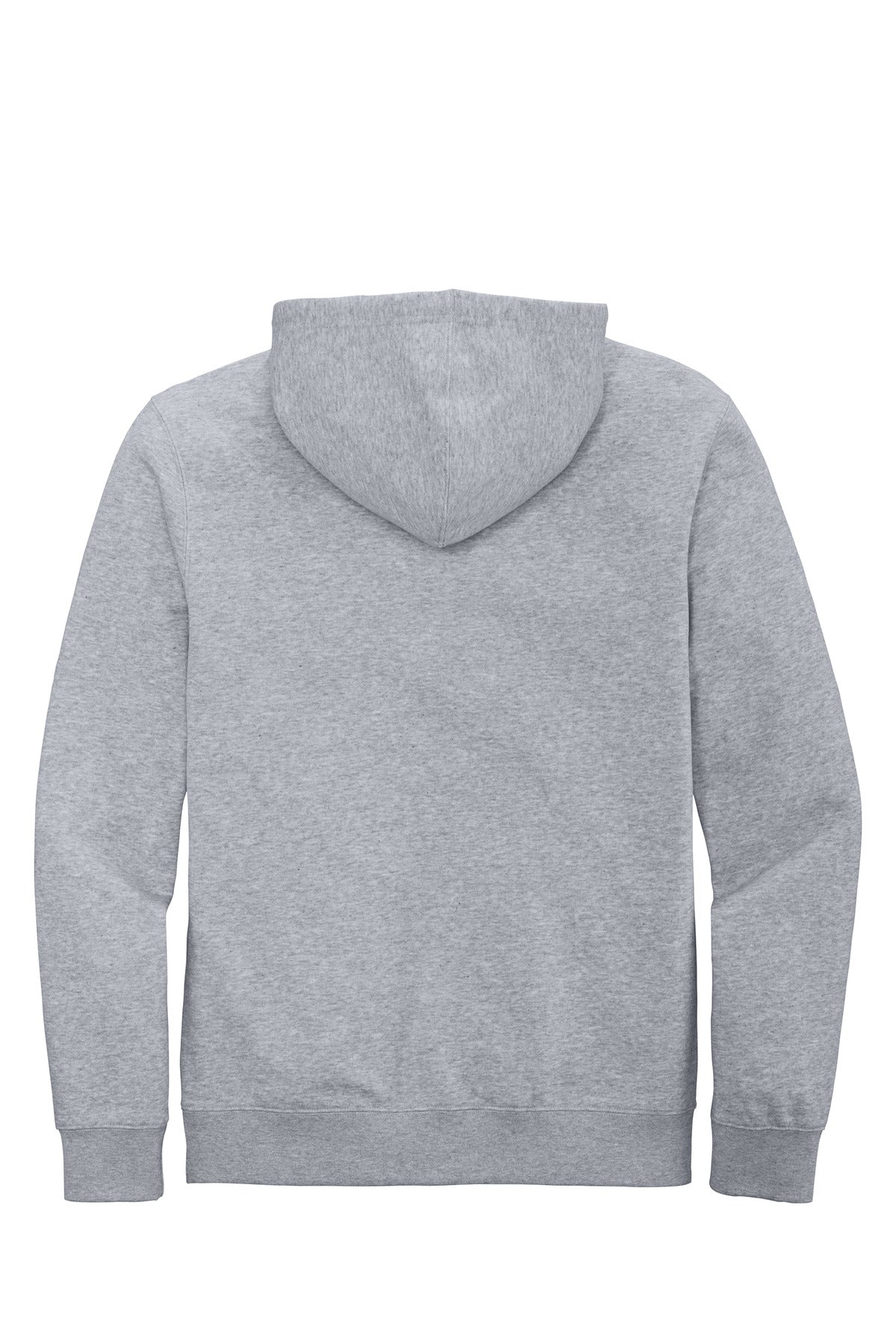 District VITFleece Full-Zip Hoodie DT6102 Light Heather Grey