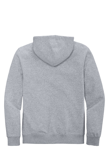 District VITFleece Full-Zip Hoodie DT6102 Light Heather Grey