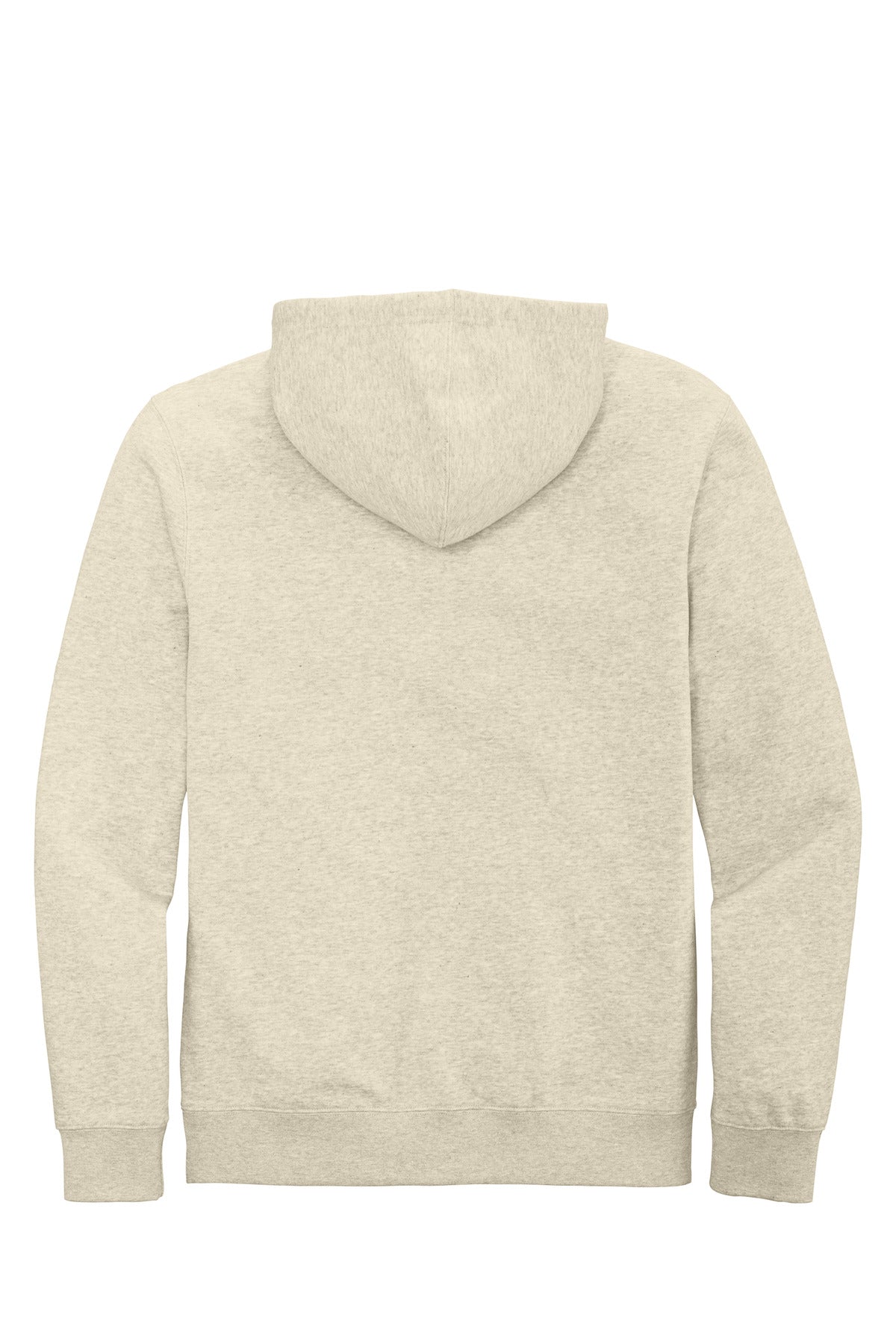 District VITFleece Full-Zip Hoodie DT6102 Oatmeal Heather