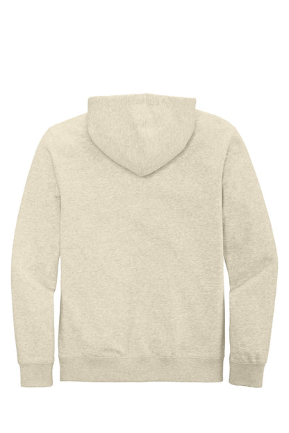 District VITFleece Full-Zip Hoodie DT6102 Oatmeal Heather