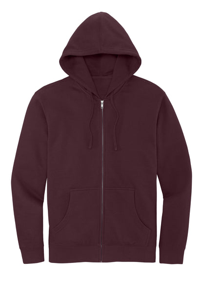 District VITFleece Full-Zip Hoodie DT6102 Plum