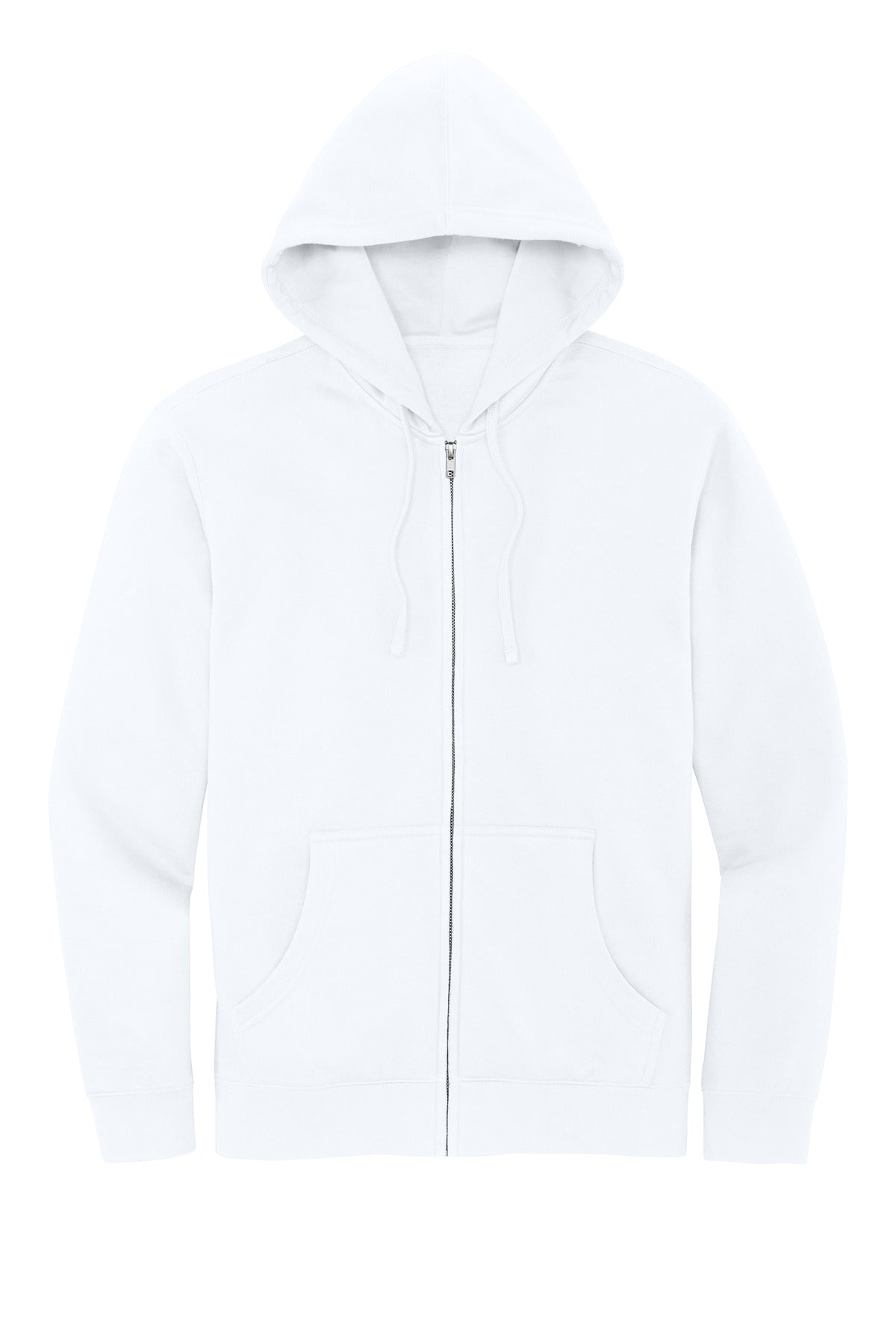 District VITFleece Full-Zip Hoodie DT6102 White