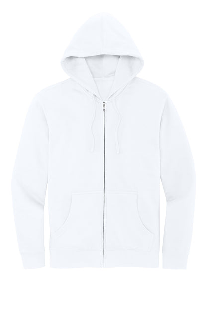 District VITFleece Full-Zip Hoodie DT6102 White